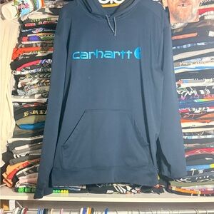 ☀️ Carhartt Blue Pullover Hoodie Sweatshirt ☀️